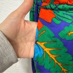 Dress Forum  Blue Red Tropical Print Jumpsuit Womens S Beachy Vacation Casual Photo 6