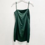 Lani the Label  green satin finish mini dress size xs Photo 4