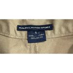 Ralph Lauren Vintage  Sport Khaki Shorts Women's Y2K Chinos Red Pony Size‎ 4 Photo 3