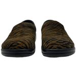 Alegria KEL 402 Women Shoe Tiger Suede Brown Black Loafers Slip On Clogs Size 40 Photo 1