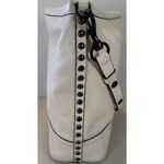 Rebecca Minkoff  Leather Large Hobo/Tote/Shoulder Bag Off-White Photo 7