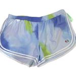 Champion Running Shorts Womens Size 2XL Blue Tie Dye Workout Double Dry Pants u Photo 0