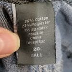 Avenue *5/$25 Sale*  High Waisted Pull On Tapered Skinny Jeans Sz 20 Tall Photo 6