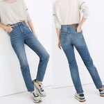 Madewell The Perfect Vintage Full-Length Jean in Sanderson Wash Mom Jean Size 24 Photo 1