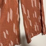 Bohme  Rust Patterned Wide-Leg Pants Photo 1