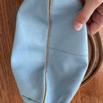 Marc New York Maxx New York 100% Leather Shoulder Bag Robin Egg Blue Double Handle Lined Photo 11