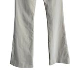 Donna Karan Ivory Wool Blend Flare Leg Flat Front High Rise Pants Size 6 Photo 5