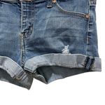 Celebrity Pink Denim Distressed Cuffed Blue Jean Shorts Junior Size 3/26 Photo 4