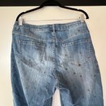 Lane Bryant Women's Blue Jeans with gold dots size 18W Photo 1