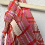 Pilcro  by Anthropologie Jessie Halter Top Gingham Plaid Smocked Photo 7