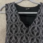 Dee Elle  Black and Silver Geometric Mini Dress Photo 3