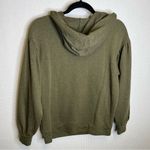 Madewell  |‎ XS Pullover Woman’s Olive Green Hoodie Puff Sleeve Photo 2