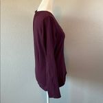 Old Navy  VNeck Long Sleeve TShirt Purple Size Medium Photo 1