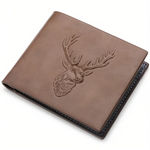 Deer, Buck Brown Wallet - RFID Blocking, Credit Card ID, Bifold, Hunting, Nature Photo 4