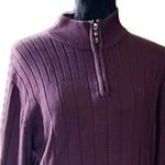 Method‎ women’s size medium oversized 1/4 zip pull over ribbed sweater Photo 1