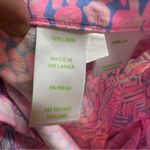 Lilly Pulitzer Patterned Linen Pants Size 2 Photo 7