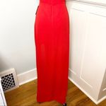 EXPRESS Red Formal Gown Maxi Dress with High Slit Size 4 Small Nwt Photo 9