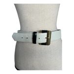 Mondi Accessories Vintage White Genuine Leather Fashion Waist Belt Size 14 Photo 2