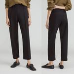 Everlane • The Dream Pant black pull-on ponte knit tapered cropped ankle Photo 14