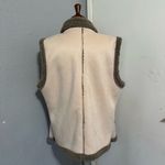 Anthropologie Akemi + Kin Women Cream & Gray Collared Sherpa Vest One Size Size undefined Photo 8