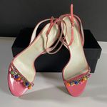 Dolce & Gabbana Dolce Gabbana Vernice Patent Leather Strappy Beaded Heels Sz 10 (40) Photo 6