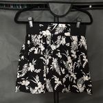 Joe Benbasset Black and White Floral Skirt Photo 0