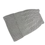 Unbranded Cable Knit Cashmere & Mohair Cat Ears Beanie Taupe OS‎ Photo 2