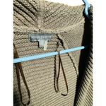 Vince Camuto Women's Open Front Brown Cardigan Cotton Size Xs Photo 7