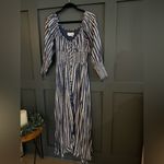 Anthropologie By  • Smocked Waist Striped Maxi Dress Photo 4
