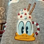 Disney  Pajama Top Shirt Holiday Christmas Desserts Mickey Minnie Mouse NWT XL Photo 4