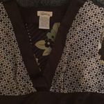 Speechless Cute Top Xl Brn Flowers Yellow/Crm/Grn Photo 3