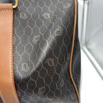 Christian Dior Black Brown Monogram Trotter Honeycomb Boston Duffle Bag With Loc Photo 4