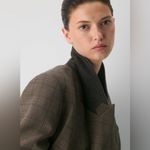 Aritzia NWT $325  The Constant™ Coat - (Re)ssential in Tyson Chk Brown/Taupe Photo 6