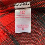 No Boundaries Juniors 3-5 red and black plaid flannel button down shirt shacket Photo 7