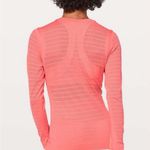 Lululemon  breeze by long sleeve shirt in light coral size 8 Photo 1