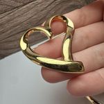 Heart Shape Lot Of 4 Hearts Brooch Pin Gold Tone 1 Trifari 1 Napier Photo 7
