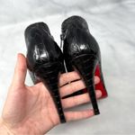 Christian Louboutin Belle Python Crystal Stiletto Heeled Ankle Boots Black 37.5 Photo 6