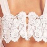 For Love & Lemons NWT $228  Pink Lace Ruffled Overlay Sienna Keyhole Dress XS Photo 1