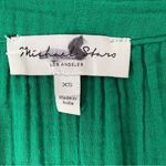 Michael Stars Sona Dress Kelly Green NWTs Gauzy Long Sleeve size XS Double Cloth Photo 12