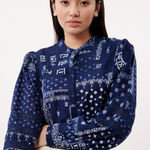 FRNCH  BLUE MARIN BLOUSE NWT SIZE MEDIUM Photo 0