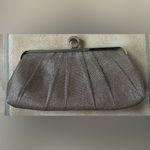 Lulu Townsend  gold sparkly high heel, open toe sandal and evening bag bundle;7.5 Photo 1