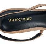 Veronica Beard  Cecile Leather Cap Toe Slingback Pump Black Tan Size 8M Photo 11