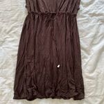 Merona Brown size L bathing suit cover / slip dress Photo 1