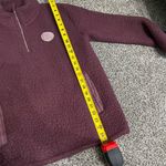 Ivory Ella purple Quarter Zip Relaxed Sherpa Jacket S Photo 7