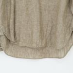 Jones New York Linen Tunic Top Long Sleeve Womens Vacation Popover Olive Green Button Size S Photo 8