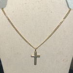 Gold Cross Pendant Necklace Photo 0