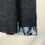 J.Crew Dark Blue Sequin Cuff Crewneck Sweater S Photo 4