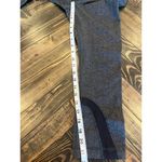 Lululemon Inspire Athleisure Workout Pants Women 6 Black Herringbone Patterned Photo 4