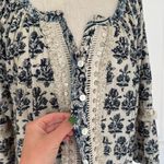 Miss June bohemian mirror detail block print mini dress Blue Size M Photo 7