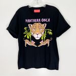 Maaji  Panthera Onca Charlotte Serenity Guru Tee Shirt Size Small Graphic Photo 1